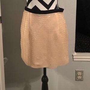Light pink sequin skirt